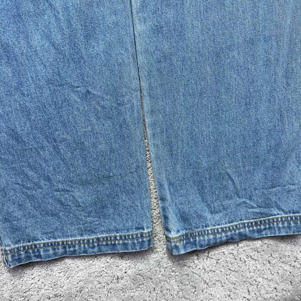 Unionbay Overalls Size Large Blue Denim Bib Jumper Pockets Utility Workwear - Picture 12 of 16